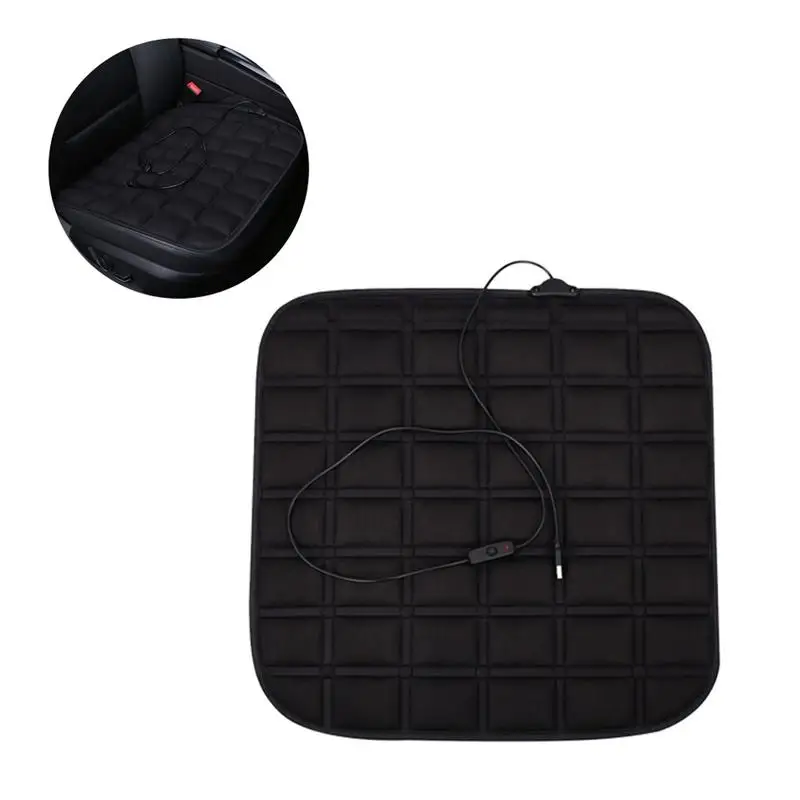 Автомобильная подушка с подогревом USB зимний автомобильный коврик универсальный