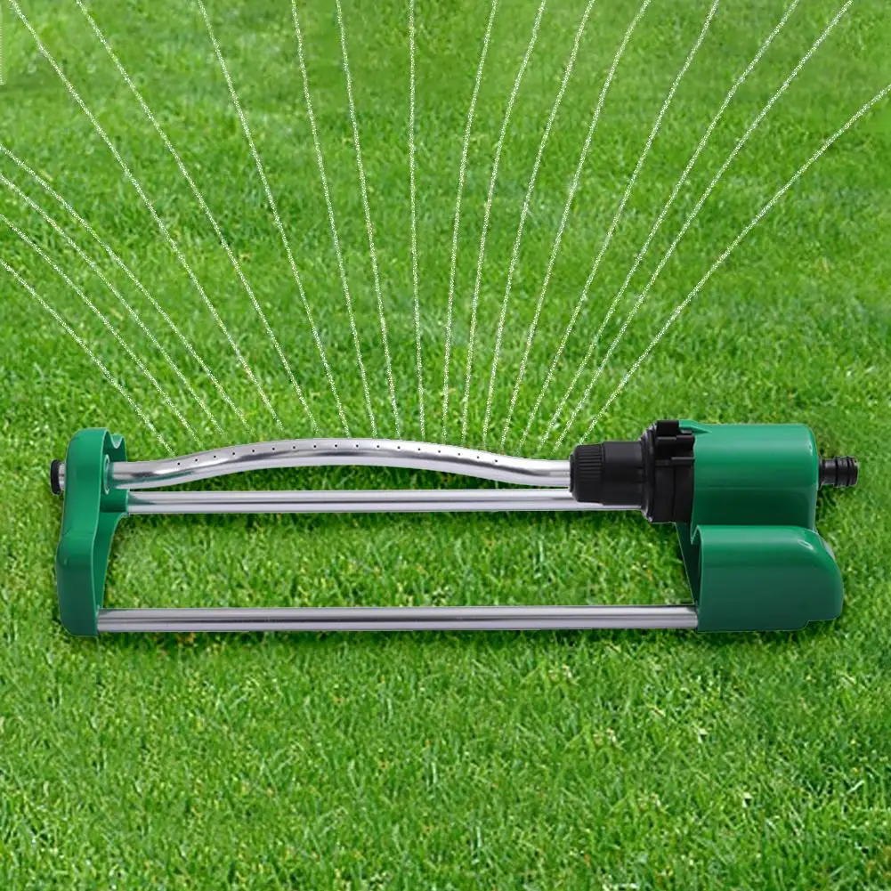 

Garden Lawn 17Hole Aluminum Swing Sprinkler Irrigation Sprinkler Roof Cooling Garden Sprinkler Metal Oscillating Lawn Sprinkler2