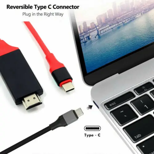 USB C Type к HDMI 4K кабель HDTV TV Цифровой AV адаптер для Samsung Galaxy S8 Macbook 2M| |