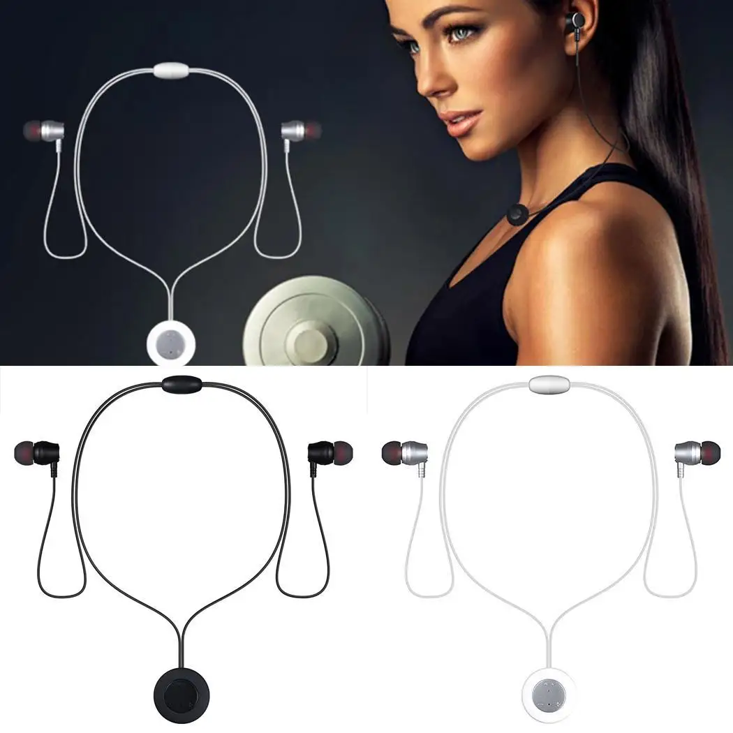 Общие стерео бас вкладыши Наушники с микрофоном Handsfree (In Ear) Спорт унисекс Bluetooth