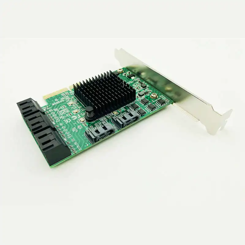 Pci-E Pci Express Sata 3 0 Iii 6 ГБ контроллер карточка Ssd Pcie 8 Порты и разъёмы Sata3.0 адаптер