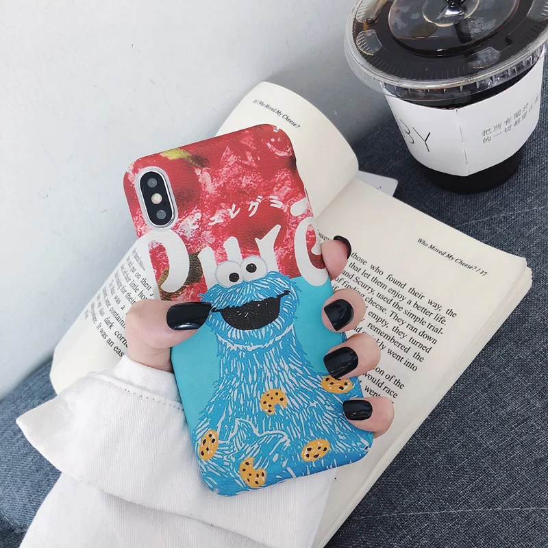 Модный чехол для мобильного телефона с милым мультяшным принтом allinos IPhone X XS XR XSMax 8