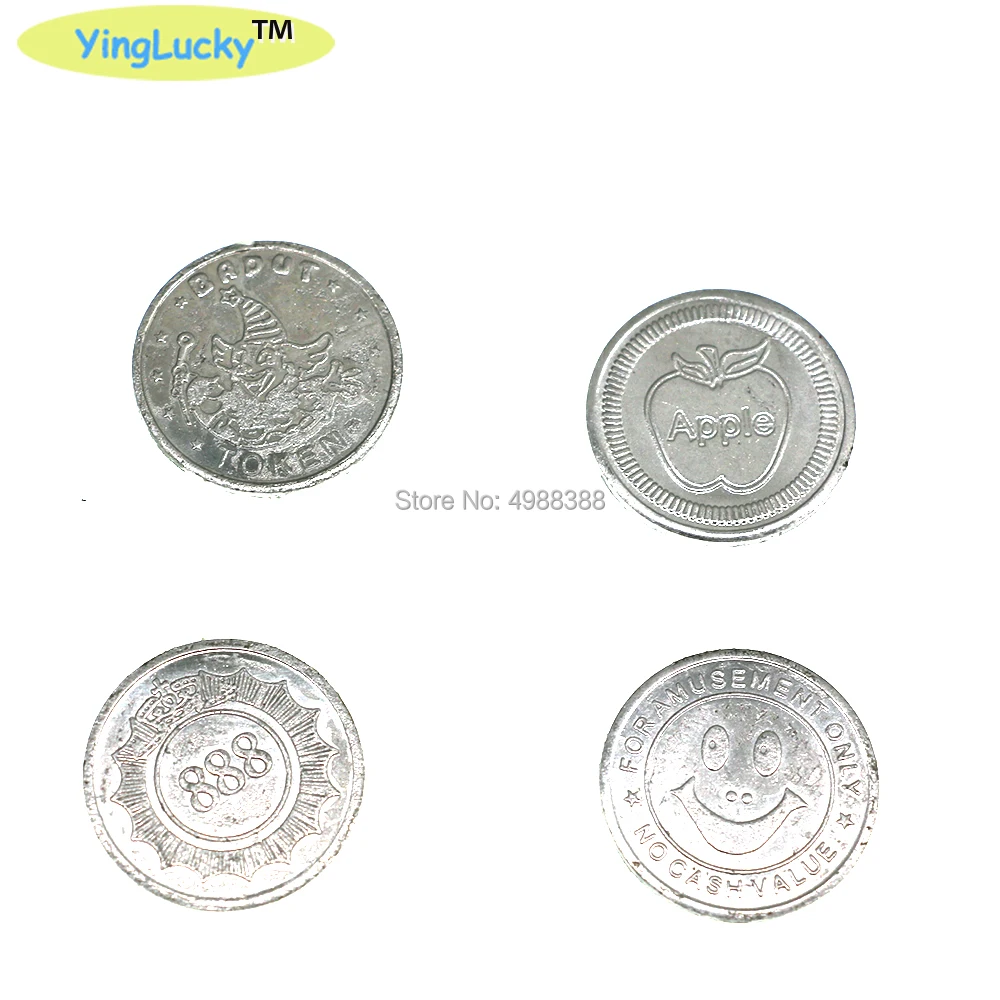 Yinglucky 100 шт. аркадная игра монета игровая машина 25*1 85 мм токены из нержавеющей