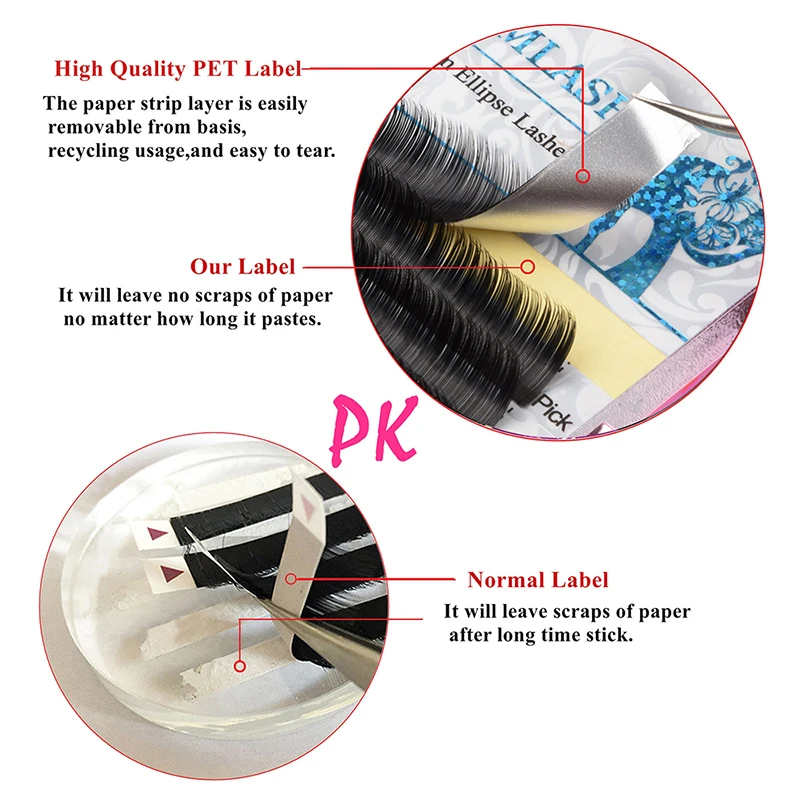 Накладные ресницы GLAMLASH Индивидуальные из норки накладные натурального эллипса