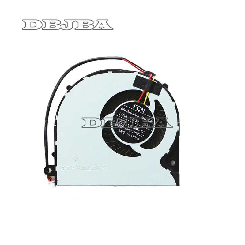 Новый вентилятор охлаждения процессора для Clevo P650RG P650RE3 P650RE6 P650RG P650SA P651SE P651SG P650SE P650SG 6-31-P6502-101