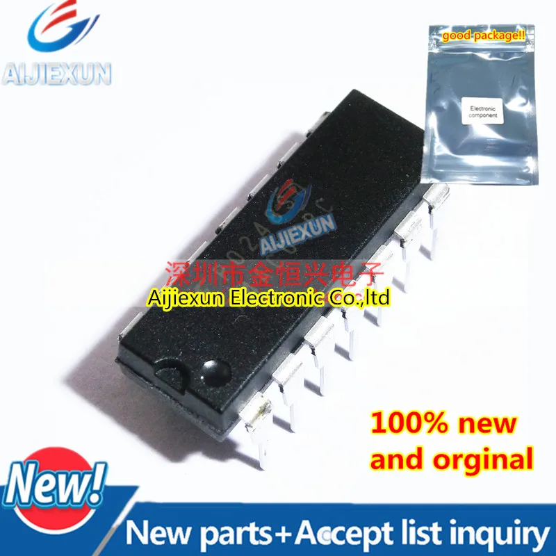 10 шт. 100% новый и оригинальный 74AC04PC 74AC04 DIP-14 шестигранный инвертор в наличии |