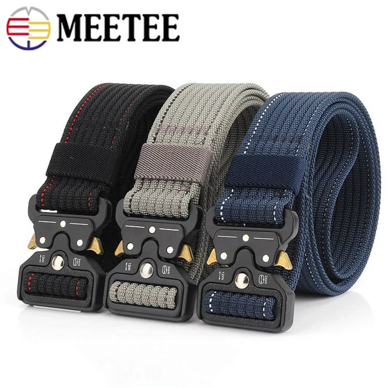 Meetee 1 шт. 38 мм * 125 см наружная металлическая пряжка многоцветный специальный