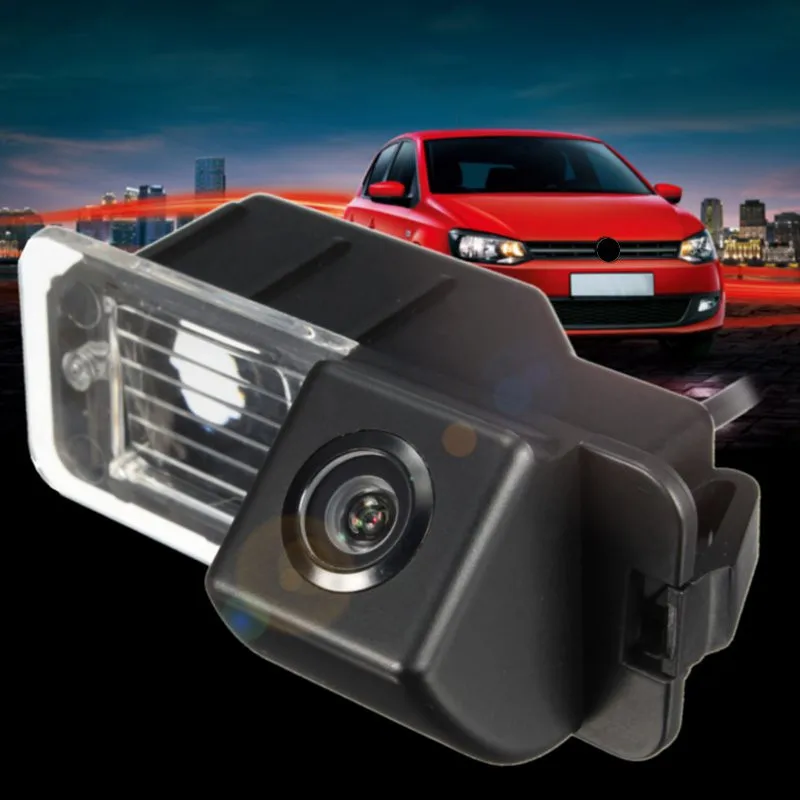 Камера заднего вида Kroak для Volkswagen VW Polo V Golf 6 Passat CC 2008-2014 с функцией ночного видения |