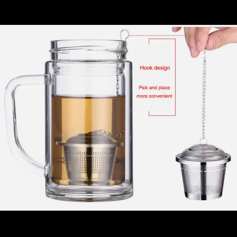 Нержавеющая сталь Чай Infuser ситечко для раковины шар из сетчатого материала с
