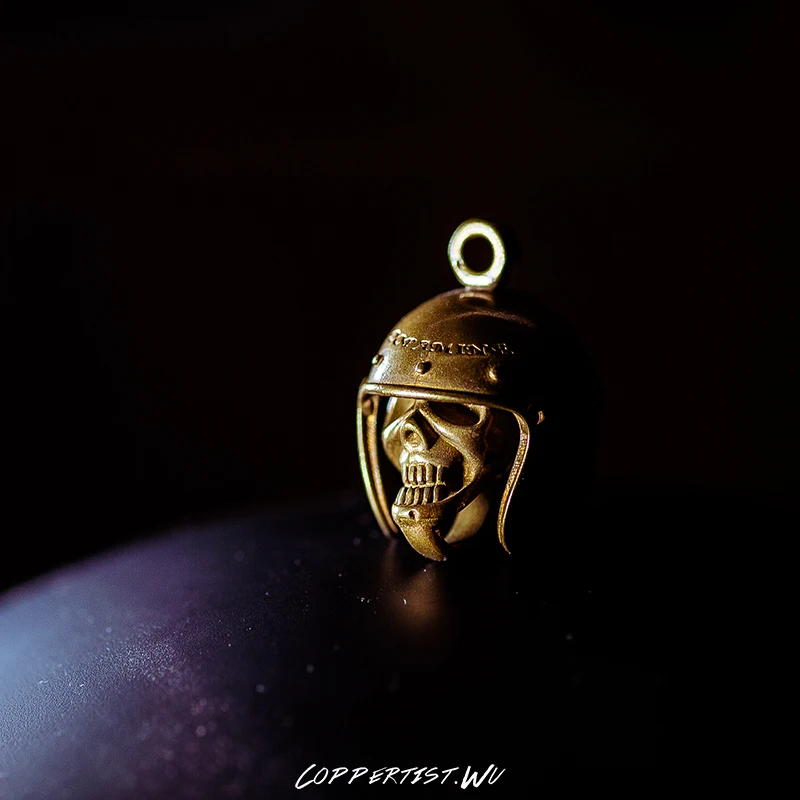 Coppertist. Wu оригинальные Мотоциклы шлем Брелки кулон в форме Черепа скелета