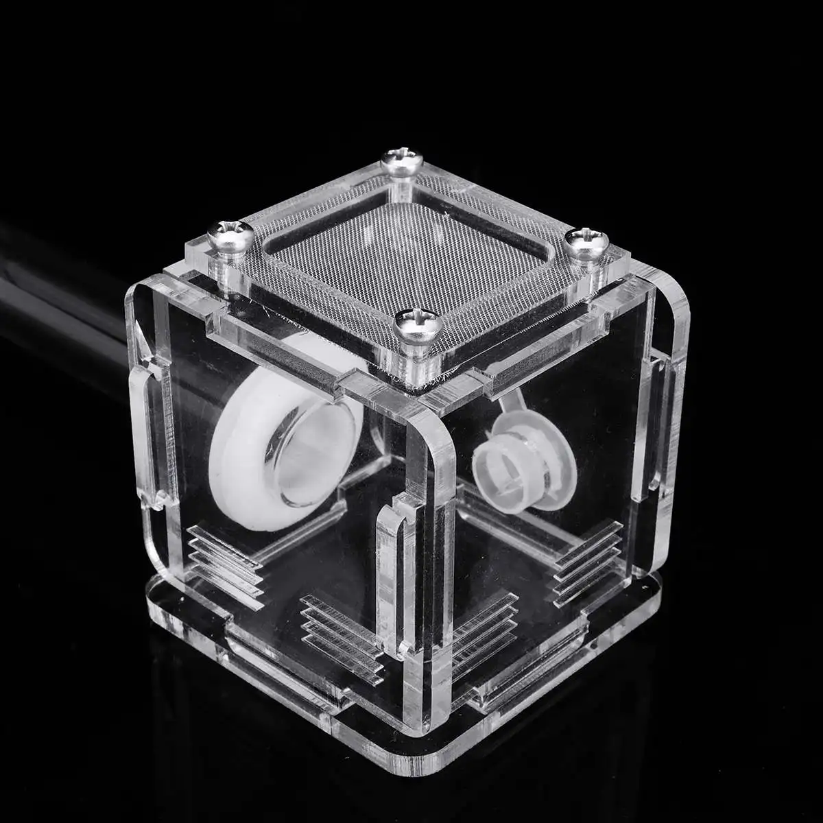 DIY с областью кормления мини стеклянная пробирка Муравьиное гнездо ферма акрил насекомых муравьиные гнезда вилла животное мания для Домашние муравьи