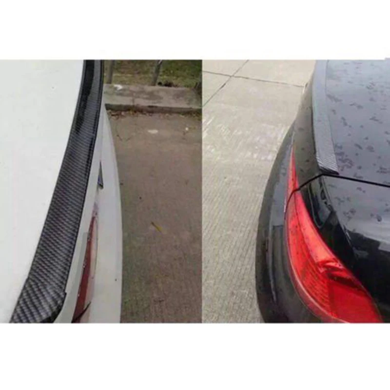 Углеродное волокно Тип 1 5 м Универсальная крышка багажника спойлер наклейка