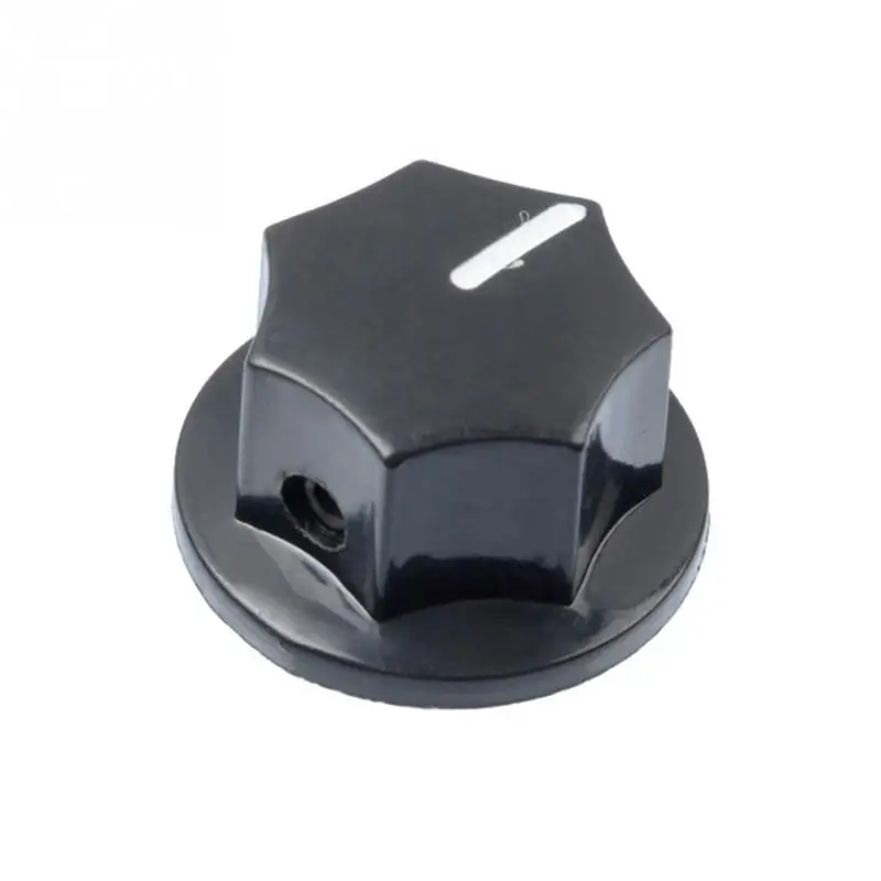 3 шт. регулятор громкости ручки черный синтетический пластик гитара джаз Винтаж