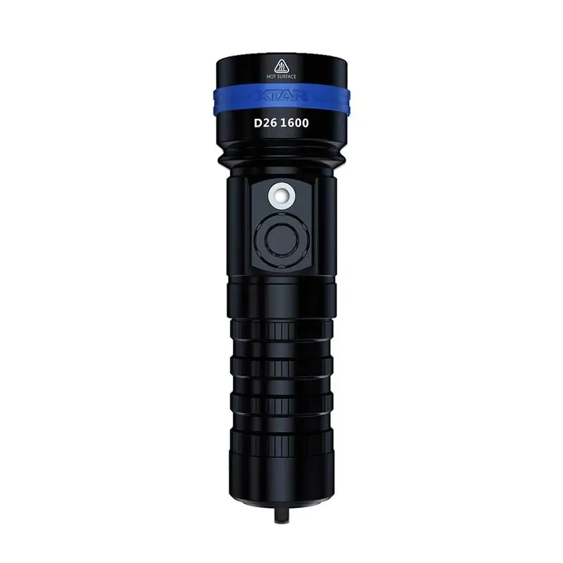 Новинка фонарик для дайвинга XTAR D26 CREE XHP35 HI D4 1600 люмен расстояние луча 432