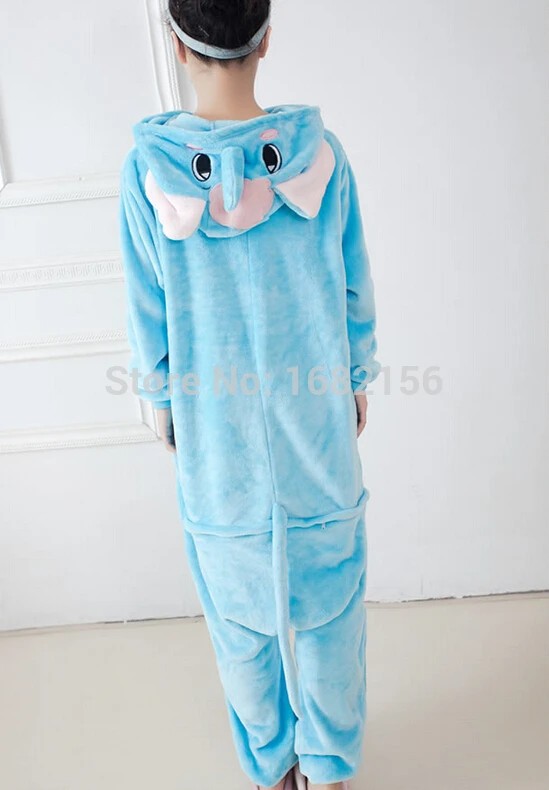 Kigurumi New Design Lovely Elephant Pajamas Pyjamas Adult Children Animal Onesie Sleepsuit For Unisex |