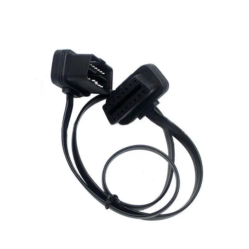BEESCLOVER 60 см диагностический кабель OBD2 удлинитель для 16Pin 8 сердечника кабеля