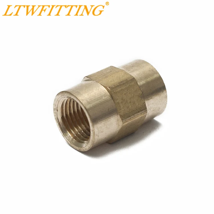 

LTWFITTING Brass Pipe Fitting 1/8" Female NPT Coupling Water Boat
