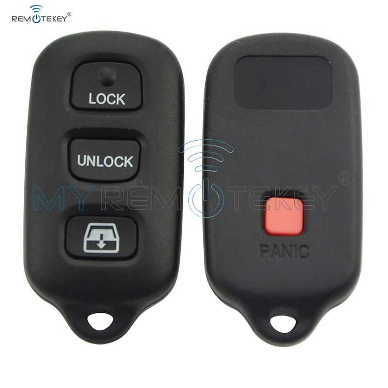 Remtekey 2 шт брелок 3 кнопки с паникой 2003 2004 2005 2006 2007 2008 для Toyota Sequoia 4 Runner 4runner HYQ12BBX