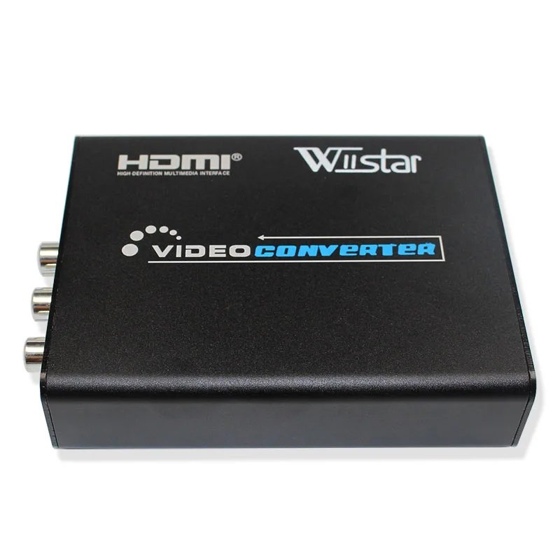 Wiistar HDMI в AV S Video CVBS видео преобразователь HD 3RCA PAL/NTSC Переключатель Композитный