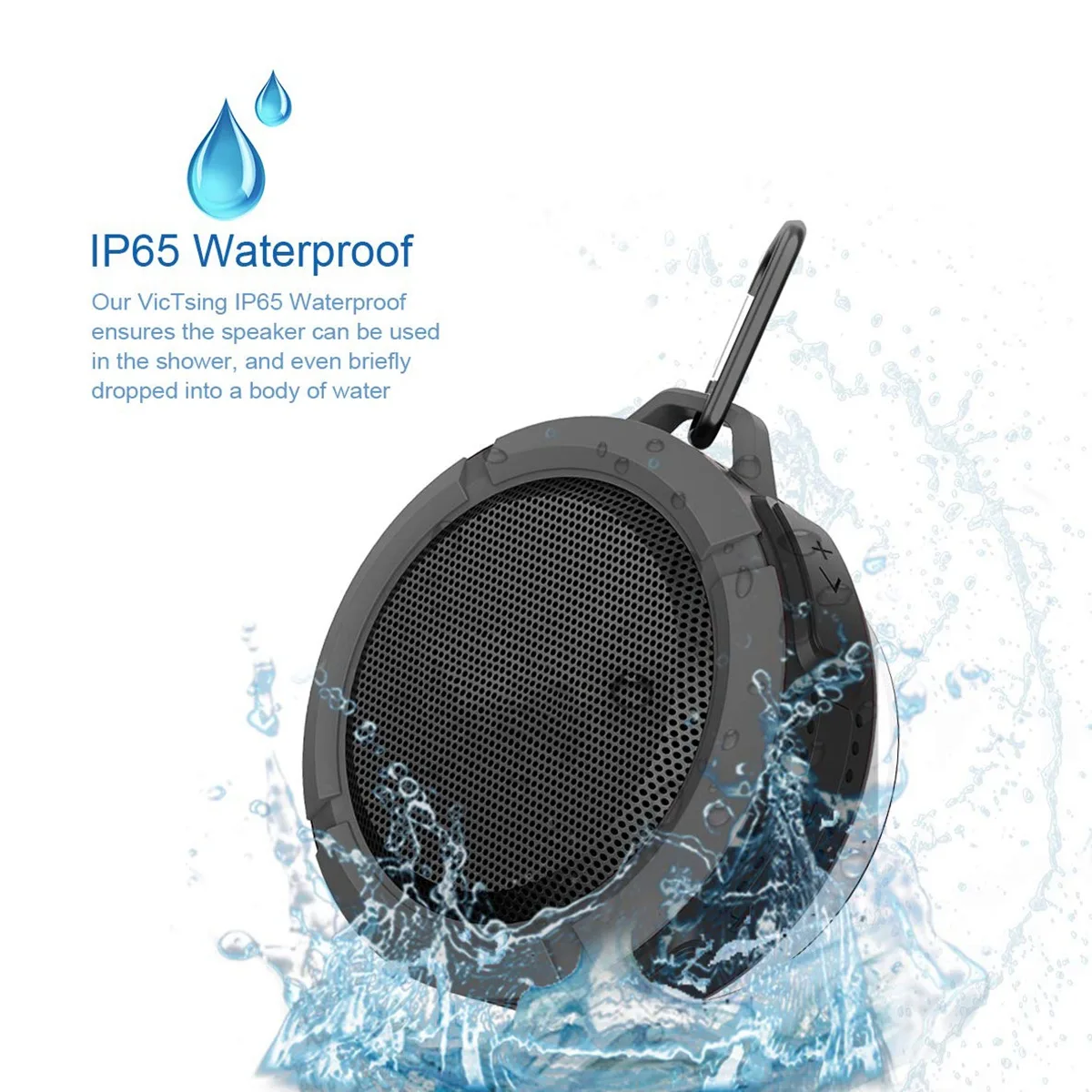 Горячая TTKK Hands-Free Душ динамик Bluetooth водонепроницаемый беспроводной с 5 Вт драйвер