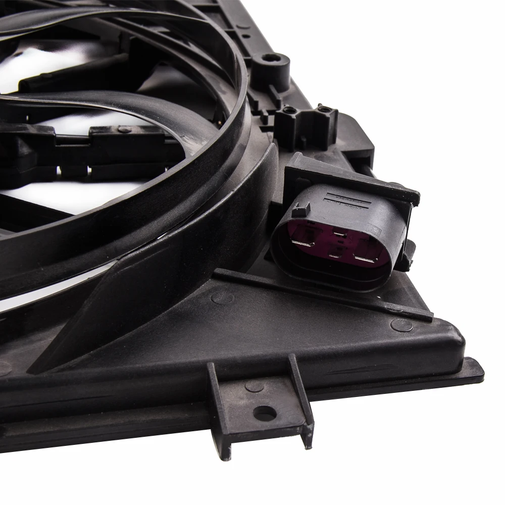 Электрический двойной радиатор вентилятор охлаждения двигателя для Audi A3 Skoda
