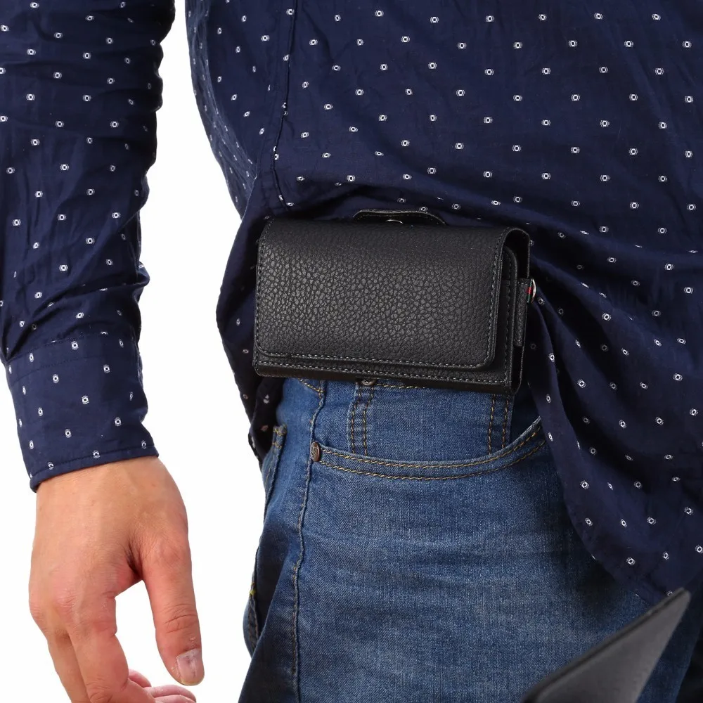 Чехол для телефона с ремешках слот карты кобура двойные карманы Магнитная чехол