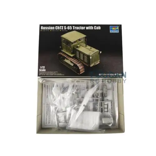Trumpeter 07111 1/72 русский ChTZ S-65 трактор с кабиной сборочная модель комплект DIY TH05611-SMT2 |