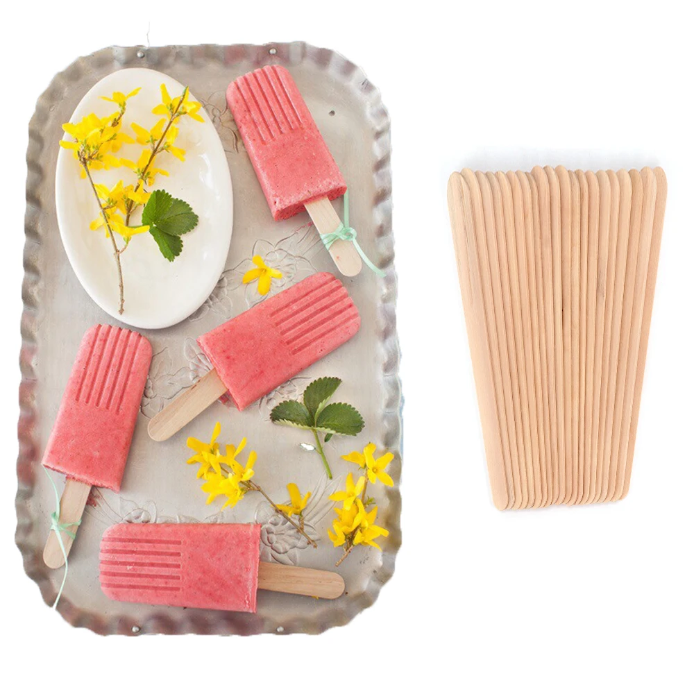 Палочки для мороженого из натурального дерева 20 шт./лот|Палочки мороженого| |