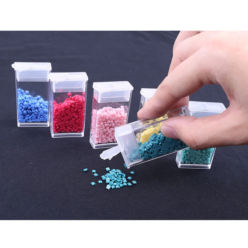 

New Diamond Embroidery Diamond Painting Tool! Daimond Transparent Plastic Storage Box, Jewelry Drill Storage Box Gift
