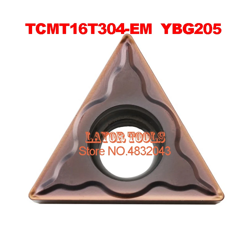 TCMT16T304 EM YBG205 Zcc лезвие для резки фрезерная вставка Zhuzhou Diamond Original Products соотношение