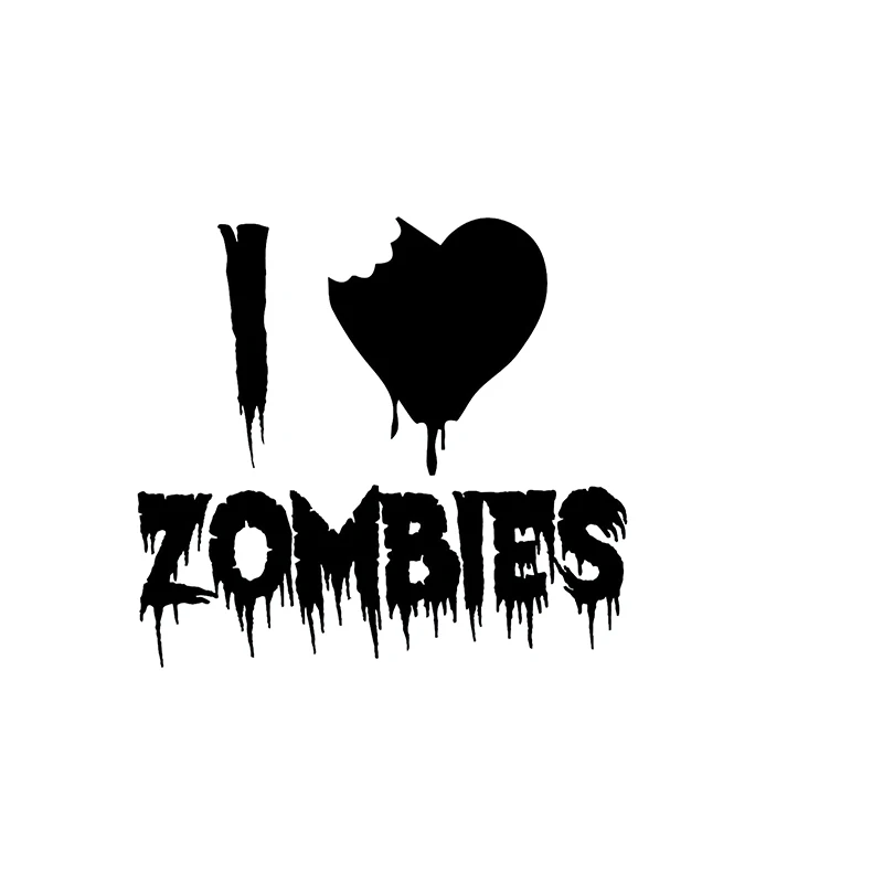 

Car Sticker I Like Zombie Fur Walking Dead Vinyl Sticker Decorative Pattern Decorative Pattern