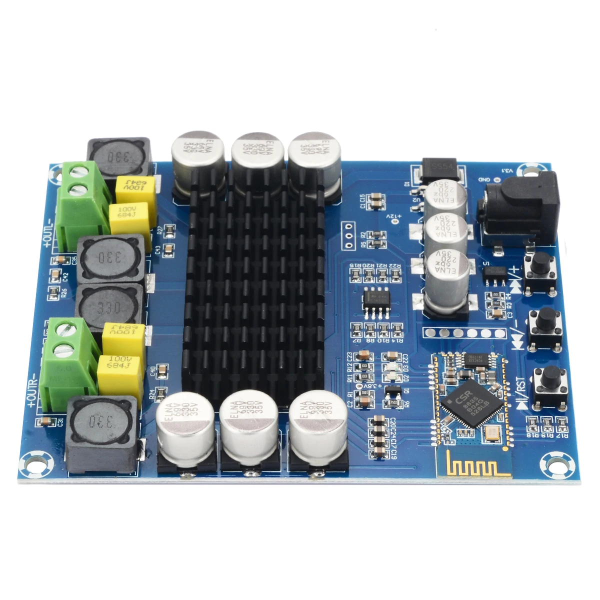 Новейший 120Wx2 беспроводной bluetooth 4 0 усилитель платы 2 канала TPA3116D2 аудио приемник