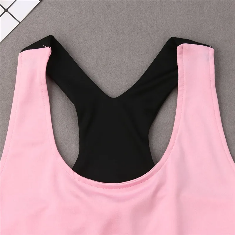 2 шт./компл. Для женщин набор Фитнес комплект с жилетом кроп топы и шорты летние