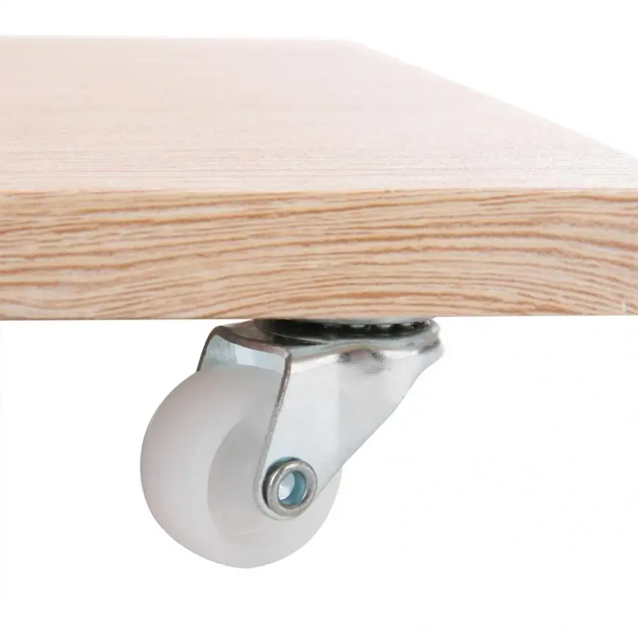 Колеса для чемоданов 4 шт. 1 Дюймовые поворотные ролики белые полипропиленовые