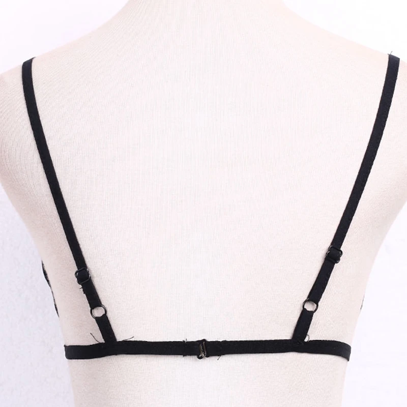 Sale lace sexy bra seamless embroidery bralette erotic lingerie transparent women underwear crop top