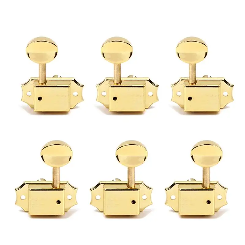 6 шт. 3L3R Semiclosed деревянные Колки для гитары ключи машинные головки акустической