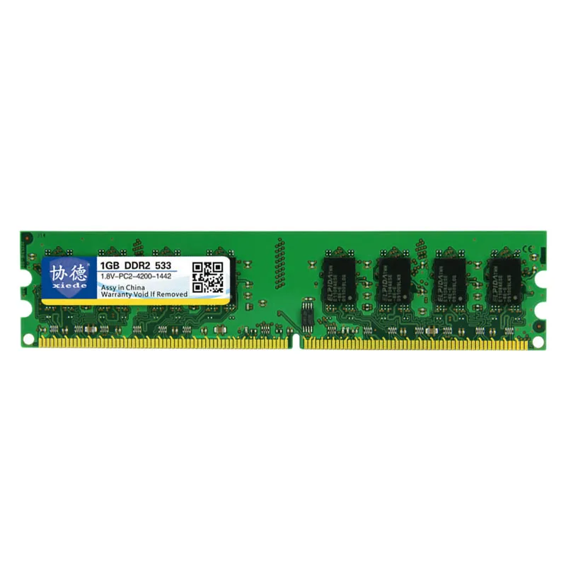 Xiede Desktop Computer Memory Ram Module Ddr2 533 Pc2-4200 240Pin Dimm 533Mhz For Intel/Amd | Компьютеры и офис