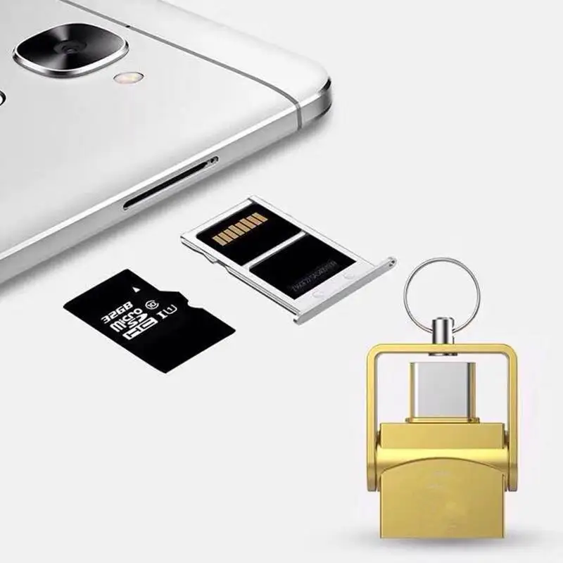 Bakeey type C штекер на OTG TF Micro SD карта Женский адаптер конвертер для телефона планшета