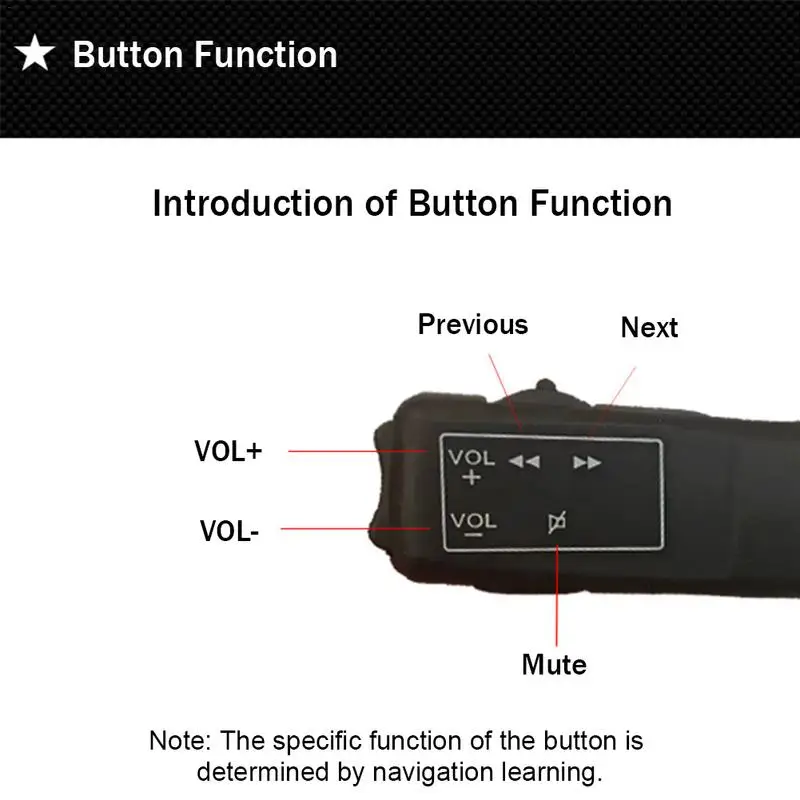 Car Steering Wheel Button Remote Control Lights Navigation DVD / 2 Din Android Bluetooth Wireless Universal | Автомобили и