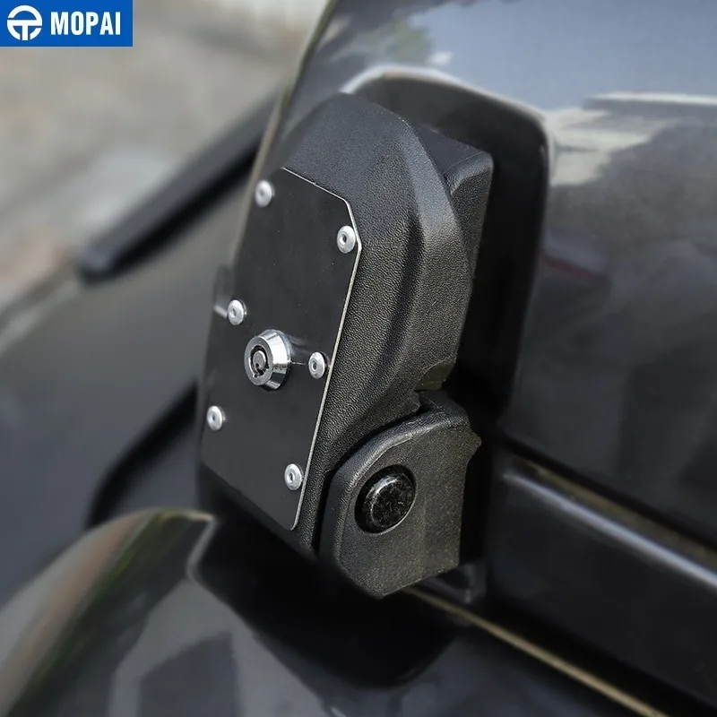 MOPAI замки капота для Jeep Gladiator JT 2018 + Автомобильная защелка двигателя с ключом замок