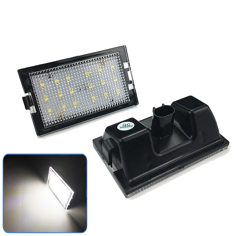 2 шт. без ошибок 18SMD светодиодный номерной знак светильник почка для Land Rover discovery 3/4