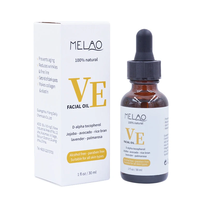 Melao 100% Nature Pure Vitamin E Essential Oil Whitening Wrinkle Anti-Aging Moisturizing Serum Expands Facial Skin 30Ml | Красота и