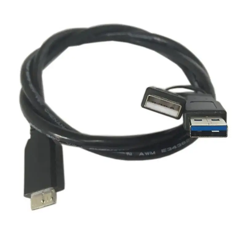 0 5 м сдвоенный USB 3 к Micro b Переносной жесткий диск переходник Кабель для передачи