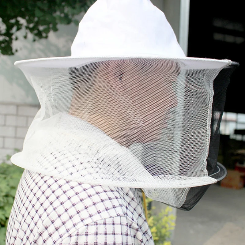 Bee Hat Protection Mosquito Bite Outdoor Camping Net Head Face Protector Cap Beekeeping Supplies | Спорт и развлечения