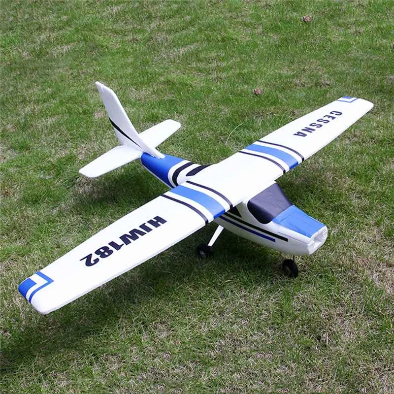 Высокое качество Cessna HJW 182 1200 мм размах крыльев EPS тренажер для начинающих RC