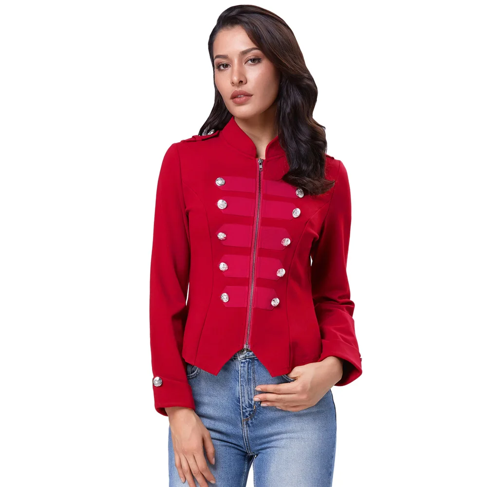 Kate Kasin женская готическая стимпанк викторианская куртка винтажная тонкая на