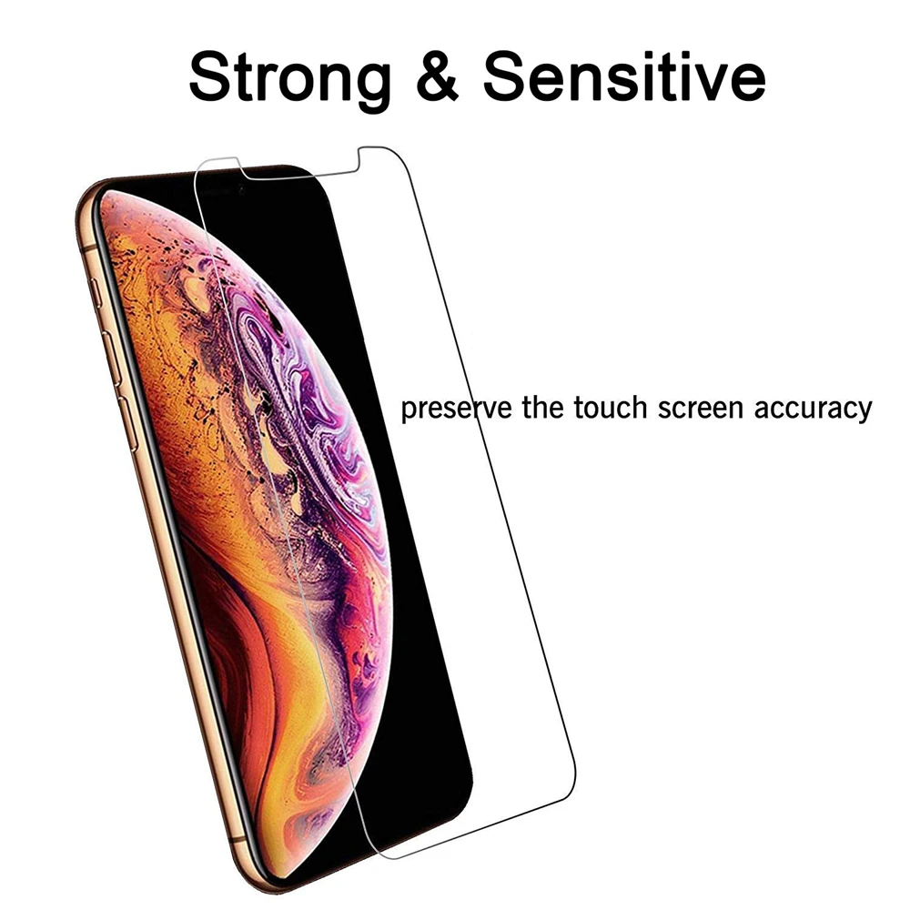 Защитное закаленное стекло для iphone 6 7 5S se 6s 8 Plus XS Max XR x защита экрана 6S | Мобильные