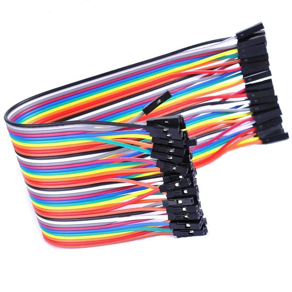 120 шт. Dupont кабель Джампер 40PIN штекер гнездо 10 см/0 см 30 для Arduino макетная плата DIY
