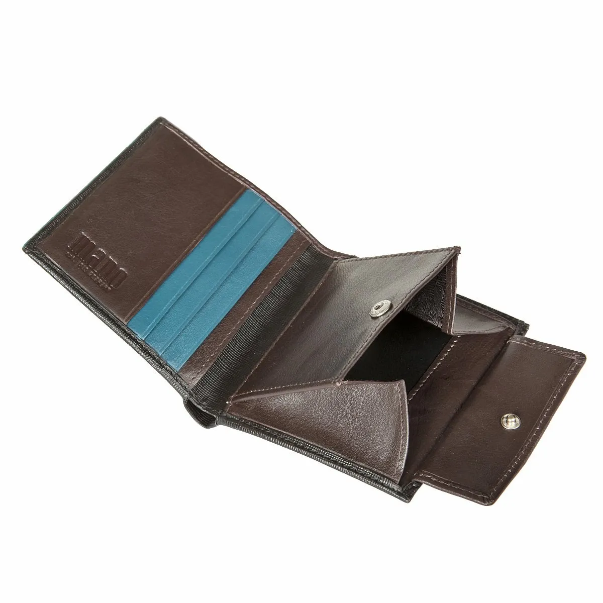 Портмоне Mano 20202 black/brown|Мужские кошельки| |
