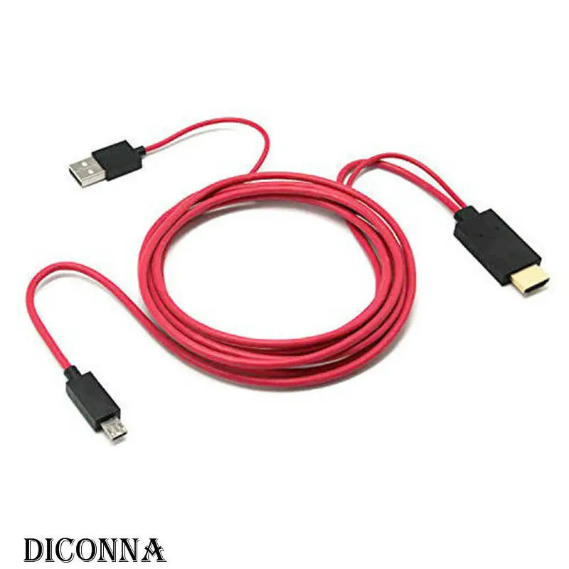 Горячий 2019 1080P MHL Micro USB к HDMI HD ТВ-кабель адаптер для смартфонов Samsung Android | Мобильные